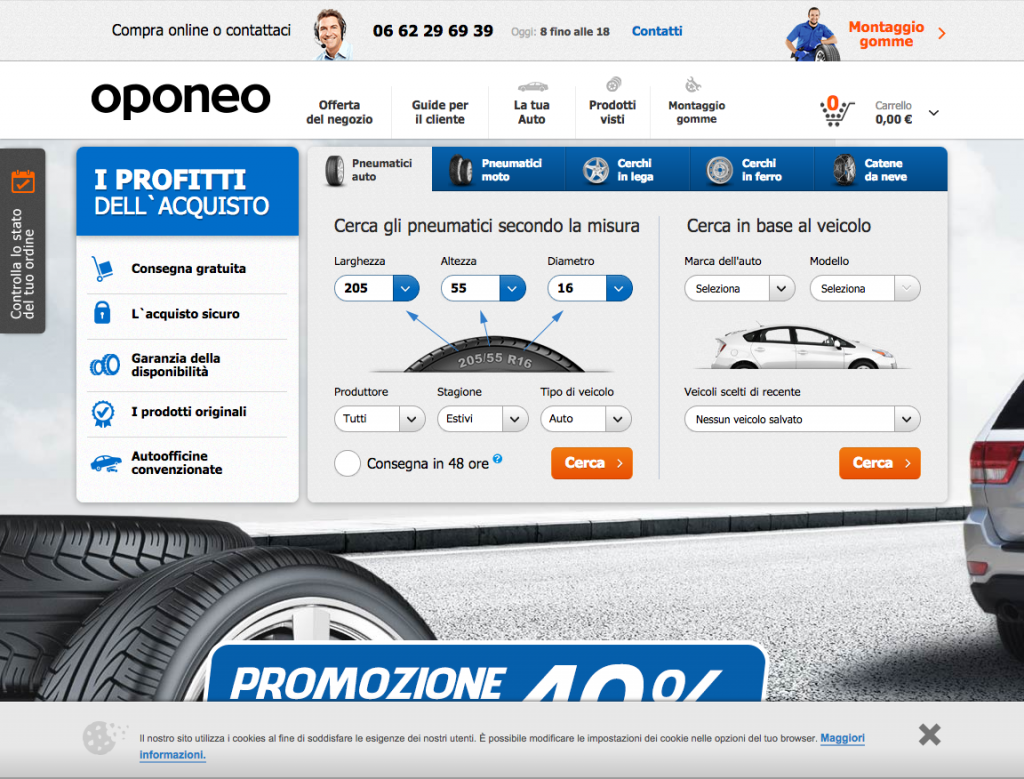Gommadiretto e gli altri, dove acquistare pneumatici online